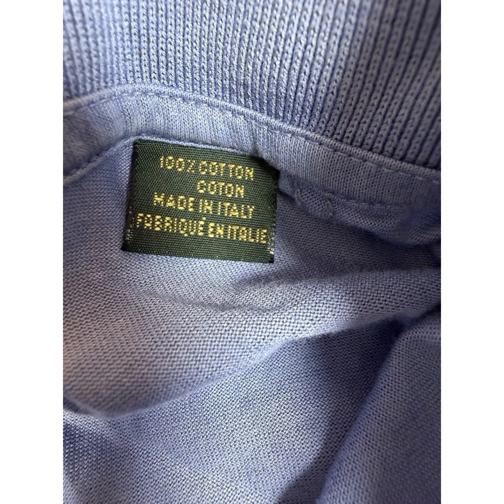 Bobby Jones Collection Golf Polo Shirt Mens Small Blue Robin Hood Italy Made